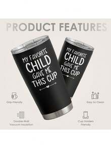 Dad Tumbler Gifts For Dad From Daughter Son, 20 Oz Stainless Steel Insulated Coffee Travel Mug With Lid For Christmas, Birthday, Father's Day Gift - 爸爸2 - 查看 2