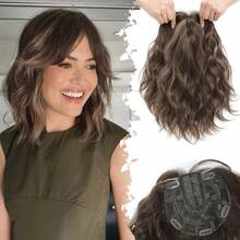 Dark Ash Brown With Highlights