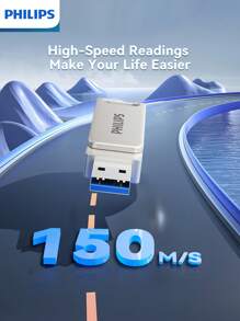 PHILIPS PHILIPS 3.2U Disk, Widely Compatible With Various Electronic Products Such As Car, Computer, Etc. Plug And Play To Reduce Waiting Time, Multiple Capacities Are Available.