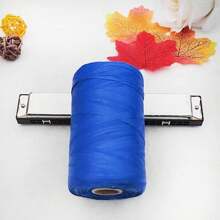 1 Rollo / 300m / 145g / 3mm de Ancho Hilo de papel de rafia para manualidades hechas a mano como sombreros, bolsos, pantallas de lámpara (Nota: Los productos hechos de papel de rafia son artesanías. No se pueden lavar.)