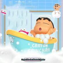 CRAYON SHINCHAN Haut-parleur sans fil créatif et attrayant de Crayon Shin-Chan, dessin animé mignon en forme de baignoire où le haut-parleur de Shin-Chan peut être inséré. Ornement raffiné, cadeau d'anniversaire.