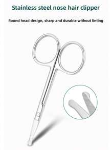 4Pcs Set Stainless Steel Nail Clipper Set With 3 Color Stylish Leather Case Options - Includes Nose Scissors And Nail File, Perfect For Travel And Gifts