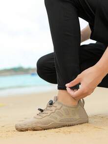 Unisex Water Shoes, Suitable For Couples Beach Resort Camping Party, Women's Summer Aqua Shoes For Wading,Water Park, Anti-Slip Lightweight Swimming Shoes, Soft Non-Slip Summer Ladies Shoes - Khaki Brown - View 3