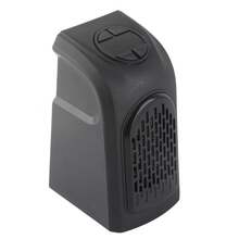 Minicalentador eléctrico con asa Calentador de invierno de sobremesa para el hogar Oficina Protección contra sobrecalentamiento -Calentamiento rápido, Con mando a distancia - Negro - Ver 11