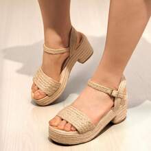 Women Platforms & Wedge Sandals - Beige - View 2