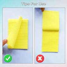 9 Pack Lined Sticky Notes 4X6 In Post 9 Pastel Colors Large Ruled Post Sticky Colorful Super Sticking Power Memo Pads Strong Adhesive Sticky Notes With Lines Office Home 35 Sheets Pad