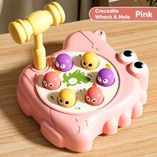 婴幼儿认知早期教育打地鼠游戏，儿童减压敲击玩具，适合男孩和女孩的礼物 - 彩色 - 查看 8