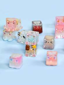 1pc/3pcs Assorted Anime Cute Cat Model Blind Box/Bag, PVC Material Action Figure, Perfect Gift For Anime Fans, Suitable For Office Desk Decor