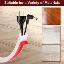 1 件 2 米/78.74 英寸地板线盖线保护器延长线槽电线槽电缆管理隐藏器整理器