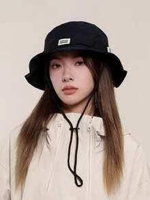 4-Season Women's Outdoor Travel Hat, Wide BrimBucket Hatp, Drawstring Hiking Sun Hat - Suitable For Outdoor Travel, Vacation, Adventure - Unisex