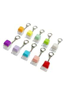1/2/4 Pcs Mini Click Button, Fingertip Button,Keychain, Relief Stress Toys And Gifts For New Year/ Halloween/Christmas/Birthday, Keycap, Stress Relief Button,Decompression Toy, Keyboard Finger Clicker,Mini, Party Small Gifts
