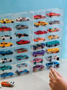 1 PEZZO, Mobile espositore in plexiglass, espositore per 8 auto , scatola di storage per auto in miniatura, scatola di storage per ufficio, usato per la decorazione della casa