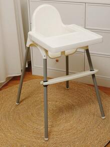 1 Set Baby Hochstuhl Fußstütze aus natürlichem Bambus Holz mit Höhenverstellung, passend für Antilop Hochstuhl, rutschfest und stabil, Baby Hochstuhl Zubehör