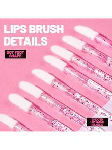 10/50/100pcs Disposable Eye & Lip Brush Set, Suitable For Eyelash Extensions, Soft Brush Head, Can Be Used For Eye And Lip Makeup, Makeup Brush Set, Makeup Brush Set, Complete Makeup Tools, Makeup Brush Set, Makeup Gift Box Set - Multicolor - View 3