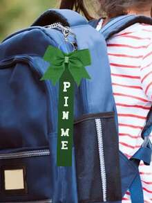 Personalized Name, Cheerleading Keychain Bow Ribbon Accessories Pendant Keychain I Like Pins Cheerleading Keychain, Bow Ribbon Accessories, Backpack Pendant. Personalized Keychain, Women's Keychain, Bow Keychain, Keychain Decoration, Gift,