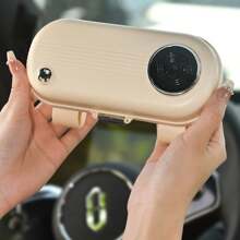 1pc Car Sunglass Holder Clip, Multifunctional Glasses Case On Visor, Convenient Sunglasses Storage Box For Automobile