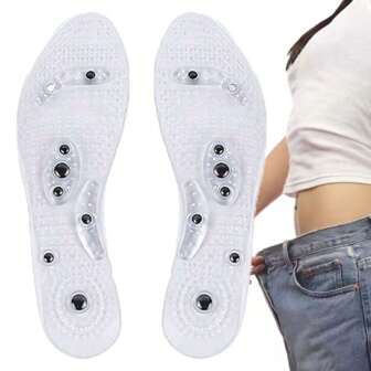 Siliconen massagezolen voor heren en dames, ademende hardloopschoenen, dempende voetverzorging, sportzolen