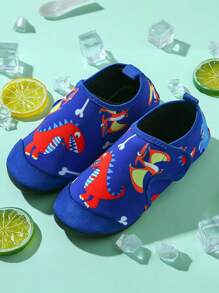 Un nuevo par de zapatos de verano suaves, cómodos, transpirables y de secado rápido para nadar/interior/playa/hotel, con estampado de dibujos animados, zapatos de moda para arroyos poco profundos