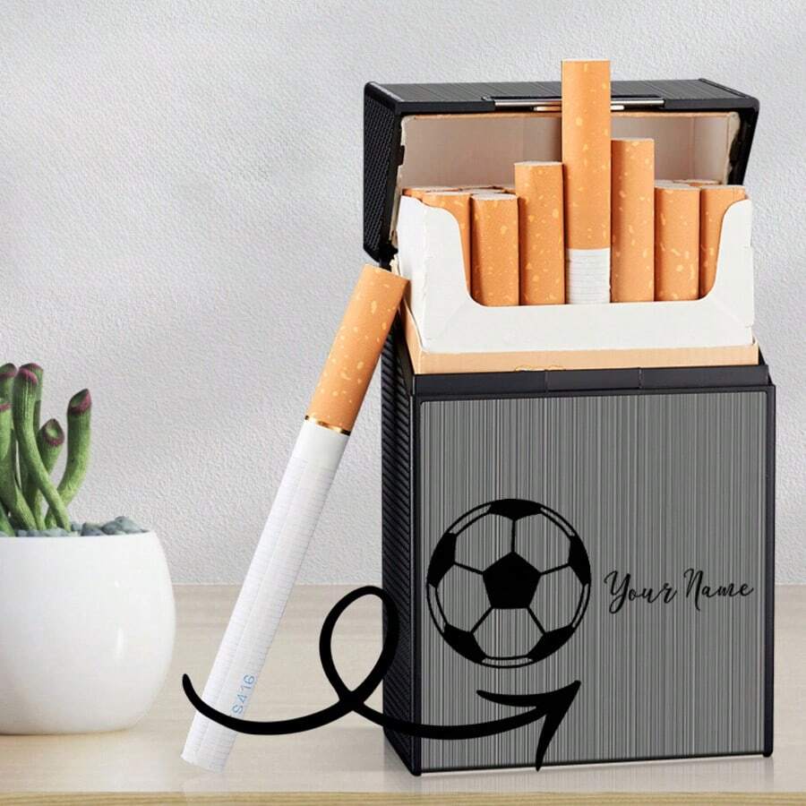 Personalisierte Zigaretten- und Süßigkeitenaufbewahrungsbox, geeignet als Geschenk zum Vatertag