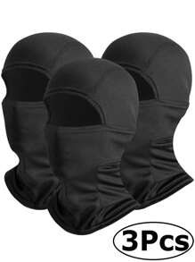 3pcs Balaclava Face Mask, Ski Mask For Men Women, UV Protection Windproof Scarf For Motorcycle Snowboard Cycling