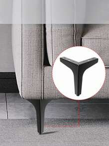 4pcs DIY Replacement Sofa Feet Metal Legs For Furniture Modern Triangle Feet Cabinet Couch Chair Heavy Duty Cabinet Couch Legs