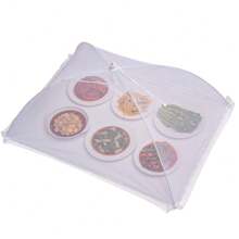 1pc Large Foldable Food CoverAnti-Fly Kitchen & Outdoor Camping Mesh Tent