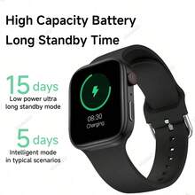 MixtataDi Smartwatch, Wireless Calling, Message Reminder View, Multi-Sport Mode, Track And Record Sports Data, Multiple Application Reminders, 2.01 Inch Full Touch HD Screen, Custom Wallpaper, Long Battery Life, Suitable For Men/Women - Multicolor - View 9