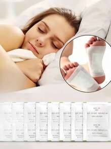 100/50/20/6 pezzi Cerotti naturali a base di erbe per i piedi, cerotti per la cura quotidiana per alleviare lo stress, favorire il sonno e il sollievo dai piedi freddi - Unguento per i piedi per adulti con zenzero, carbone di bambù, lavanda ed erbe, traspiranti e non irritanti, forniscono un temporaneo calore per uno stile di vita attivo
