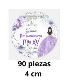 Label Stickers - Purple - View 2