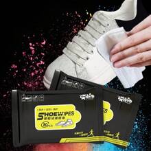 10pcs/Pack No-Rinse Wet Wipes, Shoe Cleaning Wipes, Sneaker & Sportswear Cleaner, Shoe Cleaning Solution, Please Purchase Carefully!