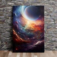 1 peça/3 peças Pôsteres de arte de parede Moldura opcional Moderna Estética Cosmos Infinito Arte em tela Pôster Espaço Céu estrelado Nebulosa Imagem de parede Pintura a óleo Estilo Impressões Decoração de casa - Multicolorido - Ver 34