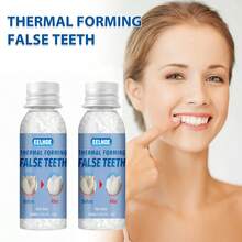 30ML*2 Moldable Dental Gum - Temporary Tooth Repair & Filling & Decoration Kit,Cavity Repair Kit For Cavities & Gaps - Makeup & Costume Accessories For Covering Gaps & Cavities, Easy-To-Use - 藍色 - 查看 1