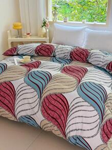 3pcs Bedding Set, Soft & Skin-Friendly, Includes 1pc Duvet Cover And 2pcs Pillow Shams, Without Filler, Suitable For Dorm, Bedroom, Multiple Sizes Available