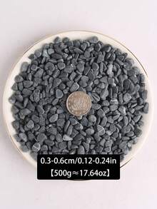 1pcs100/300/500/800g White Pebbles Potted Plants Succulent Green Plants Filled With Stones Courtyard Balcony Paving White Stones Christmas Tree Underground Snowflakes Stones