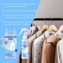 Anti-Wrinkle & Anti-Static Spray - Quickly Removes Wrinkles From Clothes, Leaving Them Smooth And Fresh. Can Be Used On Clothes, Curtains, Bedsheets, Etc. To Quickly Eliminate Static. Suitable For Home Use, Travel Or Quick Clothing Touch-Ups. Gift - Multicolor - View 8