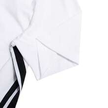 Adidas 男款T卹M 3S SJ T柔軟舒適休閒服飾運動短袖 - 白/黑色 - 查看 5