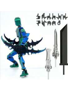 Conjunto de 13 figuras de acción Titan - Muñecos robots T13 completos impresos en 3D, figuras coleccionables para decoración y exhibición de escritorio