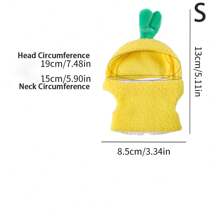 1 Stück Vogelkleidung, Ananas-/Elefantenform, einzigartige Designs, feine Verarbeitung, Klettverschluss Design für einfaches An- und Ausziehen, zwei Stile, geeignet für Papageien und andere kleine Vögel