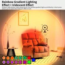 [2-Pack Magnetic LED Lights] 2pcs Dimmable Magnetic LED Motion Sensor Wall Lights, 15 Colors, Warm Amber Glow, USB/Battery Powered, Modern White Design, Suitable For Living Room, Bedroom, Hallway
