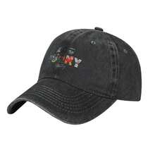 Vintage  Debi Tirar Mas Fotos DTMF Baseball Caps Distressed Denim Washed Snapback Cap  Outdoor Running Golf Soft Hats - Black - View 2