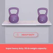 Tension Rod Shelving Expandable Closet Tension Shelf Storage Rack - No Drill Cabinet Tension Rod Shelf Closet No-Slip |   Shelves Cabinet (NO Screw Installation) - Large ( 29"- 41" ) - View 3
