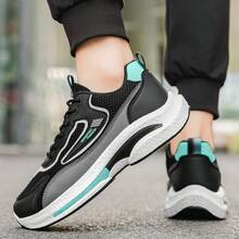 Men's Sports Shoes, Men's Tennis Shoes, Men's Platform Athletic Sneakers, Lace Up Fashion Increased Sole Sneakers