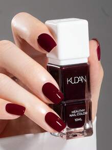 Nuevo esmalte de uñas a base de agua de 10ml para 2025, que se puede rasgar y tirar sin olor peculiar, y el rojo vino es adecuado para verano y otoño - Adecuado para mujeres y niñas que pueden hacer su propio DIY