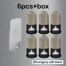 Silber Faser Gaming Handschuhe mit Metallbox, entworfen für Spiele mit rutschfester und schweißabweisender Beschaffenheit, leicht und atmungsaktiv für hohe Empfindlichkeit, um einen komfortablen Sitz ohne zu engen Sitz zu gewährleisten. Geeignet für Mobilspiele.