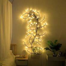 [LED Weiden Wandleuchte] 72 LED beleuchtete 1 Stück Innen Weiden Wandleuchte - Künstliche Pflanzenbaum Zweig Lampe für Schlafzimmer Wohnzimmer Dekoration Ästhetik Halloween Weihnachtsgeschenk