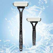 1pc Folding Back Lotion Applicator, 18.31 Inch Long Handle, Sunscreen Moisturizer Body Massager Roller, Detachable Travel Friendly, 2025 New Design