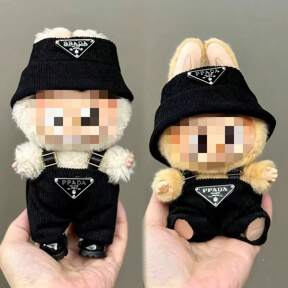 Forlabubu 17cm Labobola Cloth Doll Blind Box Clothing Set, Cute Changeable Outfit Toys, Cross-Border Wholesale (Clothes Only)