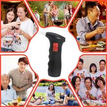 Portable Breathalyzer For Testing Alcohol Blowback Tester With Blue LCD Digital Display, 5 Mouthpieces, Suitable For Personal And Professional Use, Auto Shutoff, Quick Response - Orange - View 7