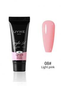 1 pieza Pegamento de gel de extensión de uñas de color de 0.510z para realce de uñas con diseños de uñas, de larga duración y fácil de usar, gel constructor de manicura de salón para mujeres, opciones de multicolor