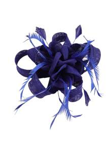 1Pc Fascinator Hats For Women - Tea Party Hats Fascinators Kentucky Headband Derby Hat Wedding Feathers Ribbon Headwear, Tiny Hats, Mini Fascinator, Mini Top Hat , Mini Cap, Head Piece, Rave Accessories, Gifts